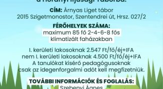 Vár a Horányi Ifjúsági tábor című bejegyzés kiemelt képe