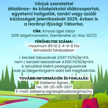 Vár a Horányi Ifjúsági tábor